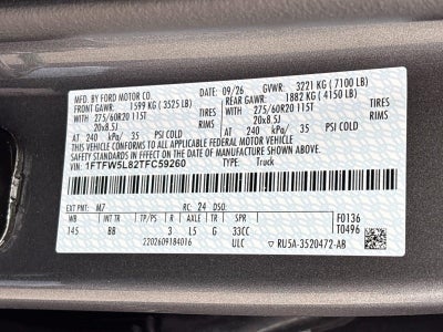 2026 Ford F-150 LARIAT