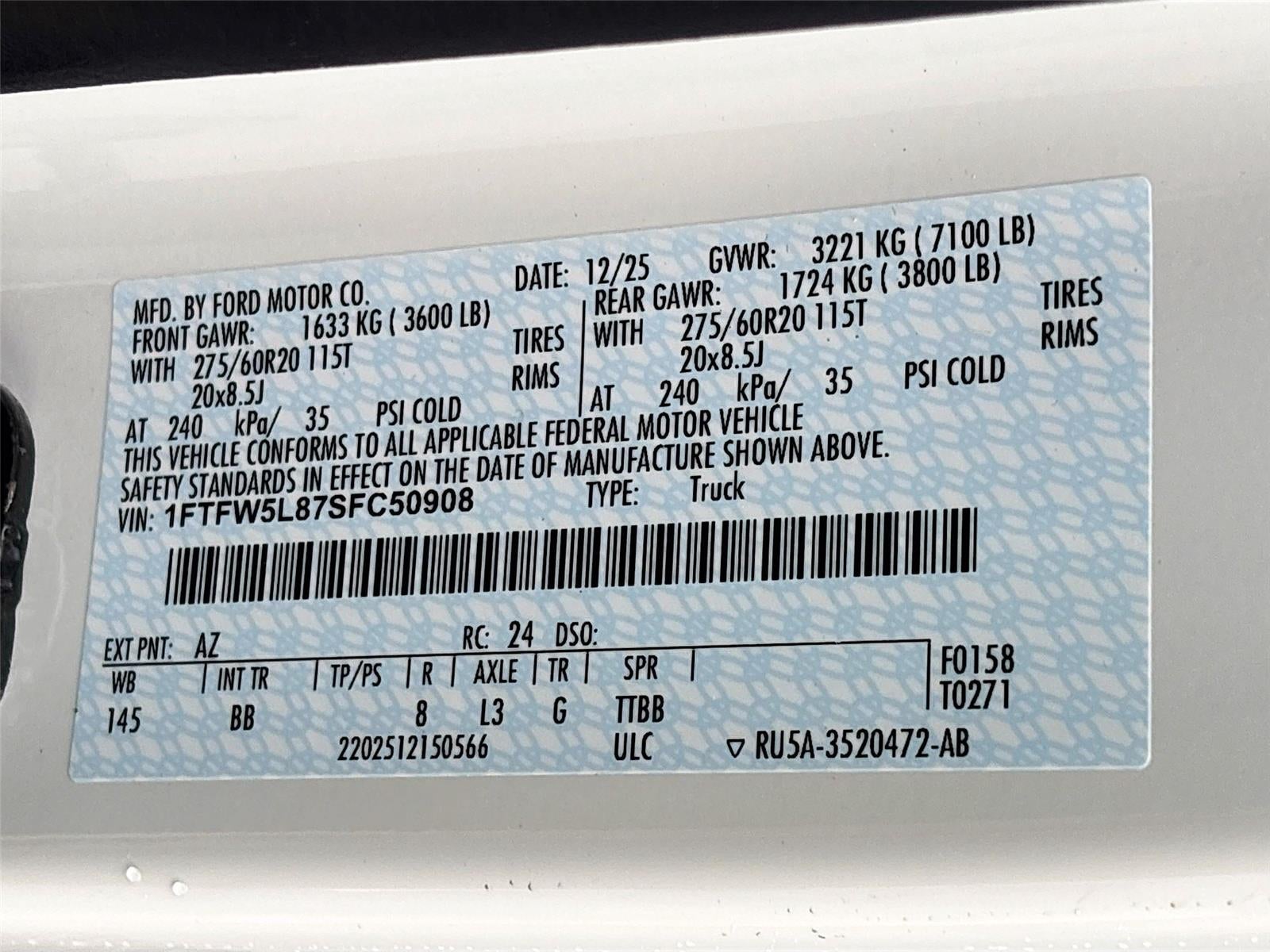 2025 Ford F-150 LARIAT