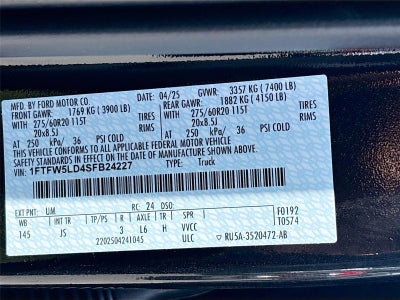 2025 Ford F-150 LARIAT