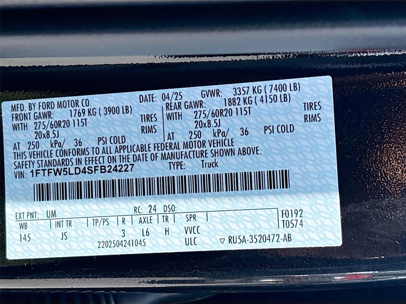 2025 Ford F-150 LARIAT