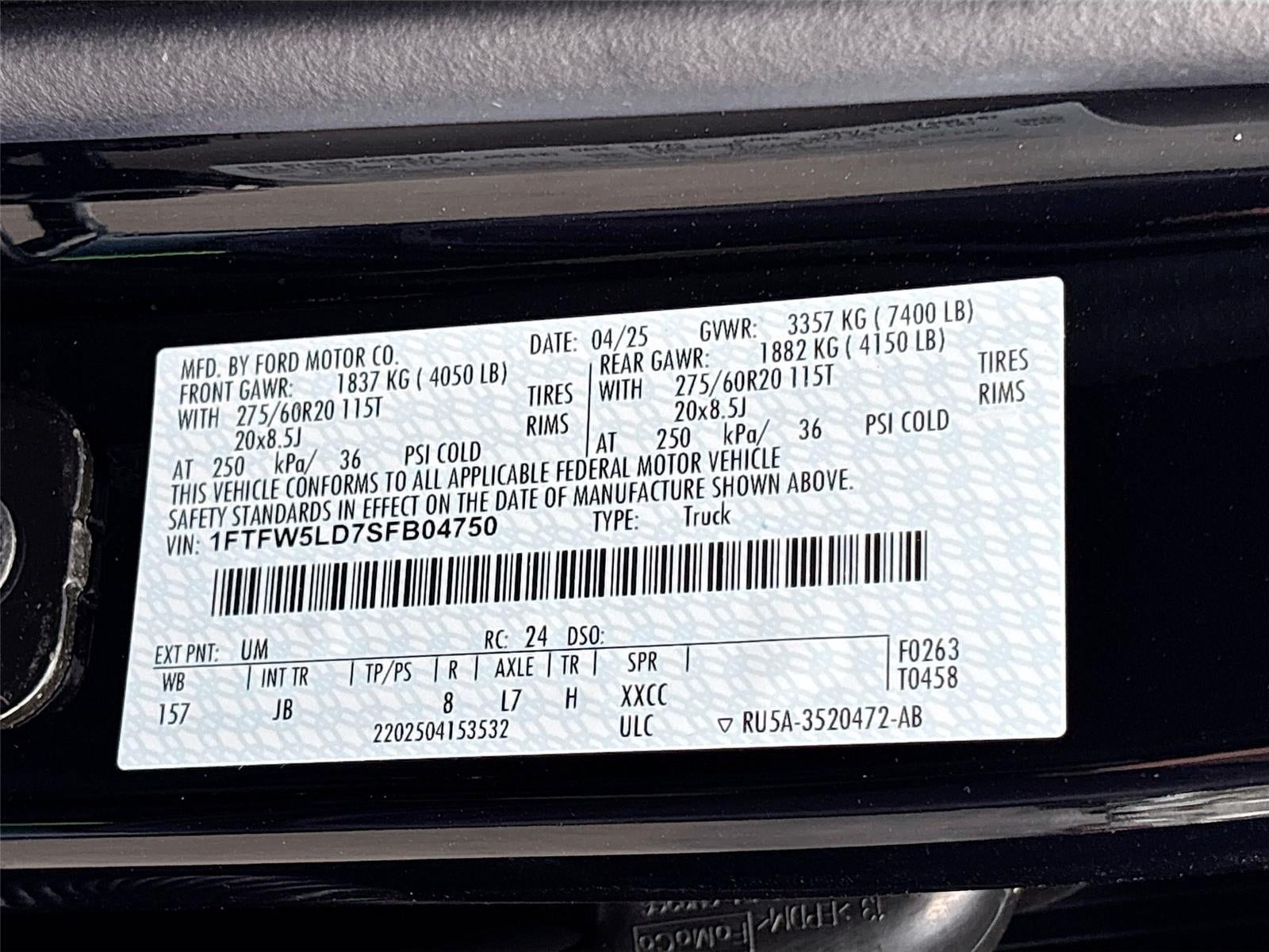 2025 Ford F-150 LARIAT