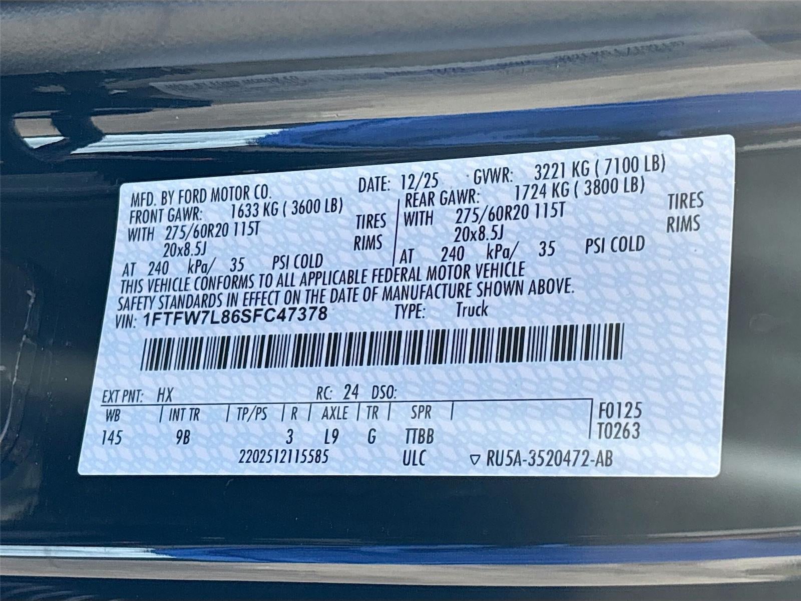 2025 Ford F-150 Platinum