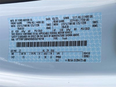 2025 Ford Super Duty F-350 SRW XL