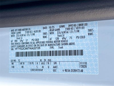 2026 Ford Transit Cargo Van T-150 148" Med Rf 8800 GVWR AWD