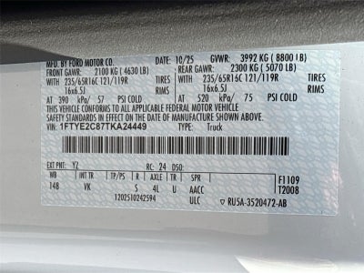 2026 Ford Transit Cargo Van T-150 148" Med Rf 8800 GVWR AWD