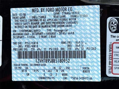 2008 Ford Mustang Shelby