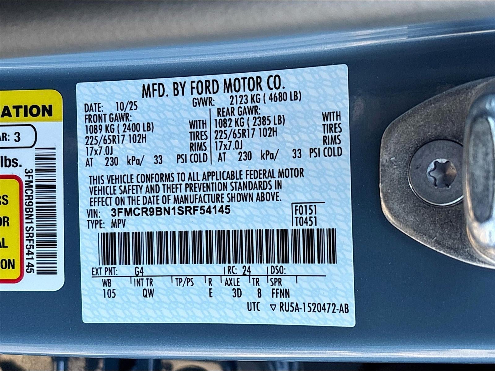 2025 Ford Bronco Sport Big Bend