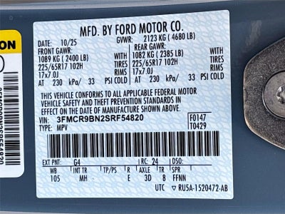 2025 Ford Bronco Sport Big Bend