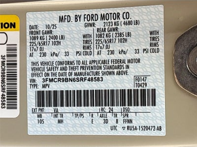 2025 Ford Bronco Sport Big Bend