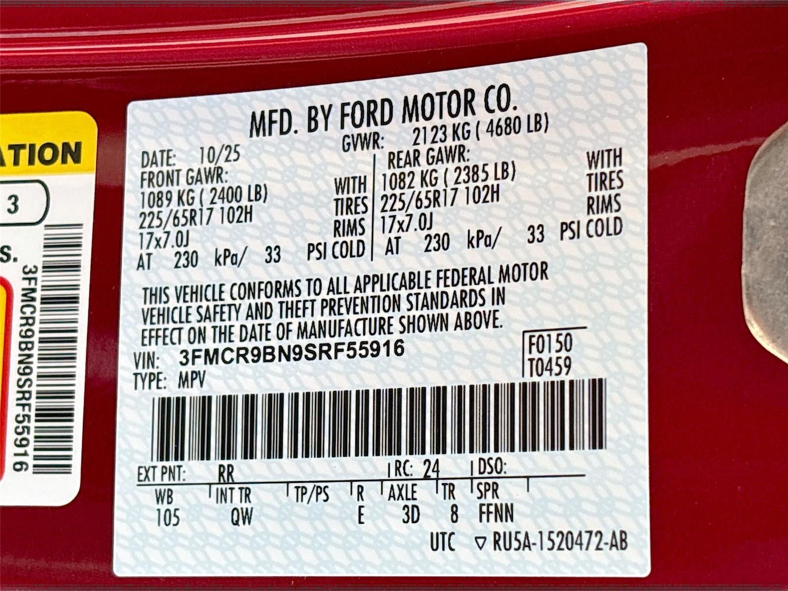 2025 Ford Bronco Sport Big Bend