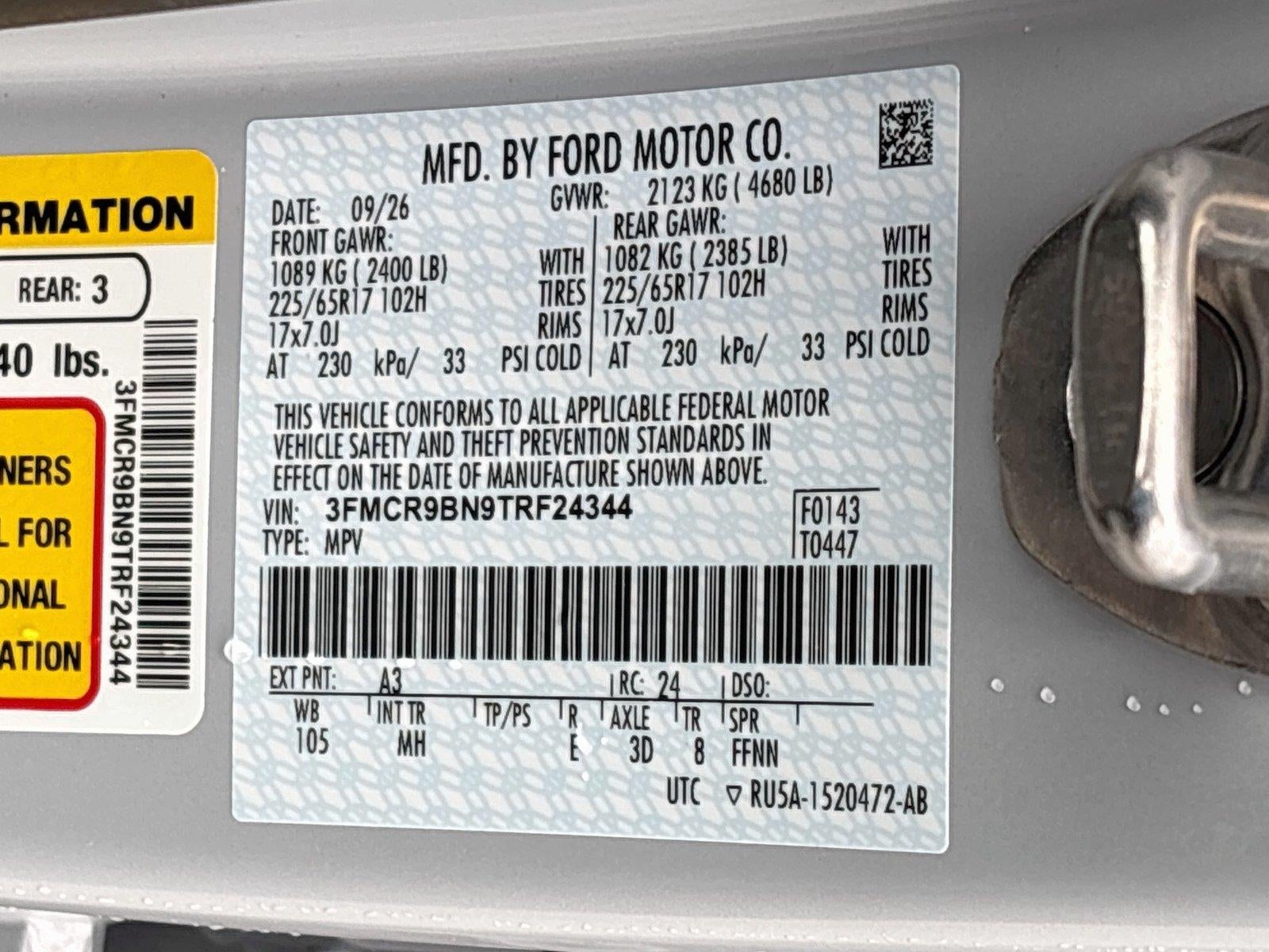 2026 FORD TRUCK BRONCO SPORT BIG BEND 4X4