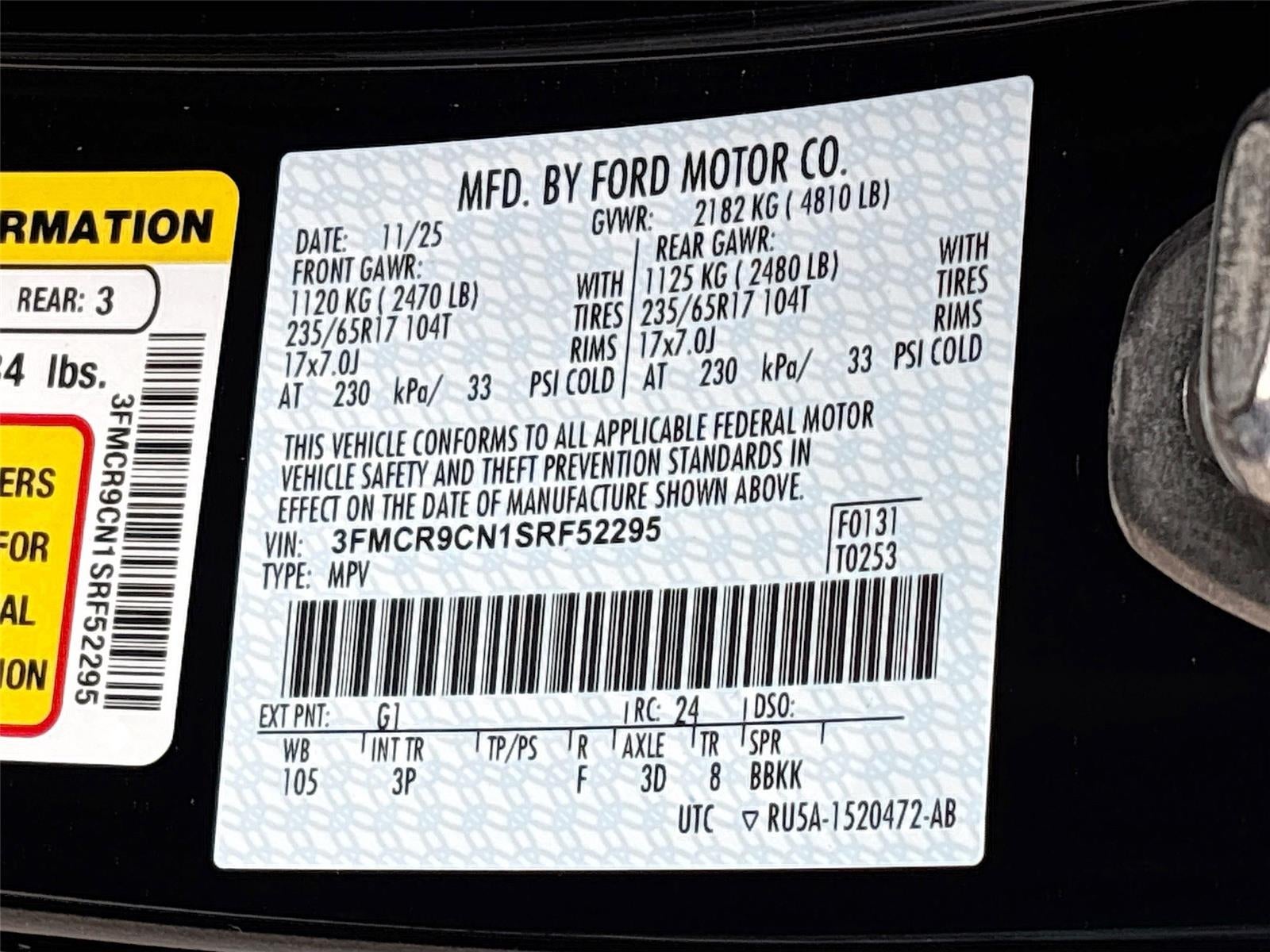 2025 Ford Bronco Sport Outer Banks