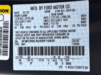 2025 Ford Bronco Sport Outer Banks