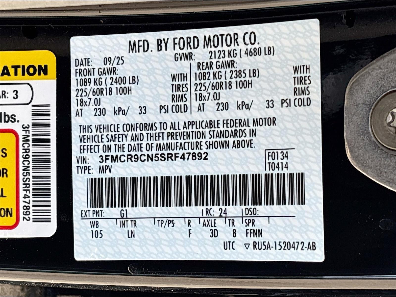 2025 Ford Bronco Sport Outer Banks