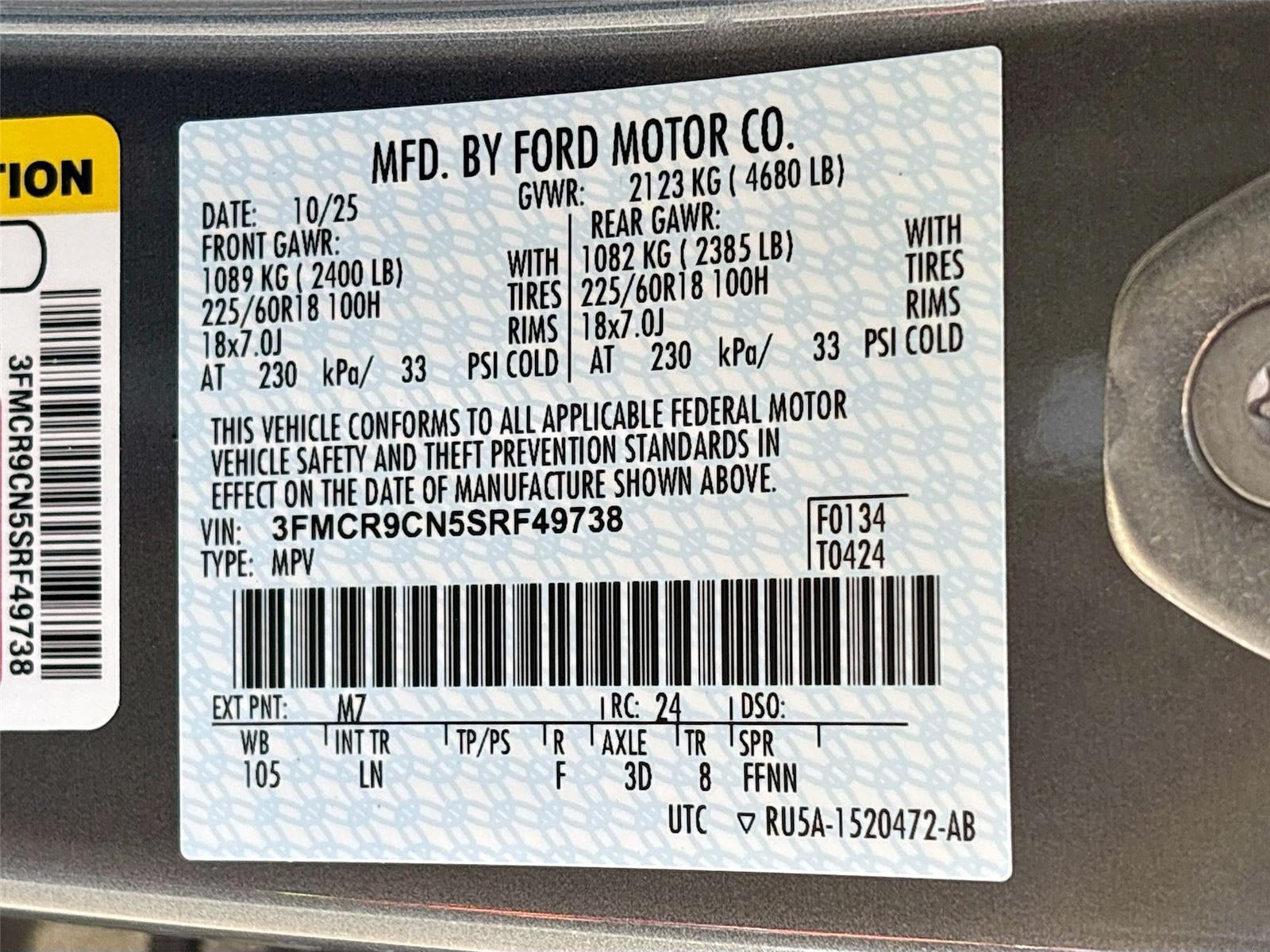 2025 Ford Bronco Sport Outer Banks