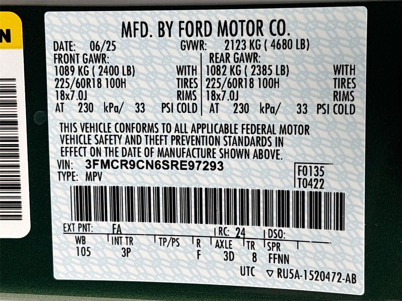 2025 Ford Bronco Sport Outer Banks