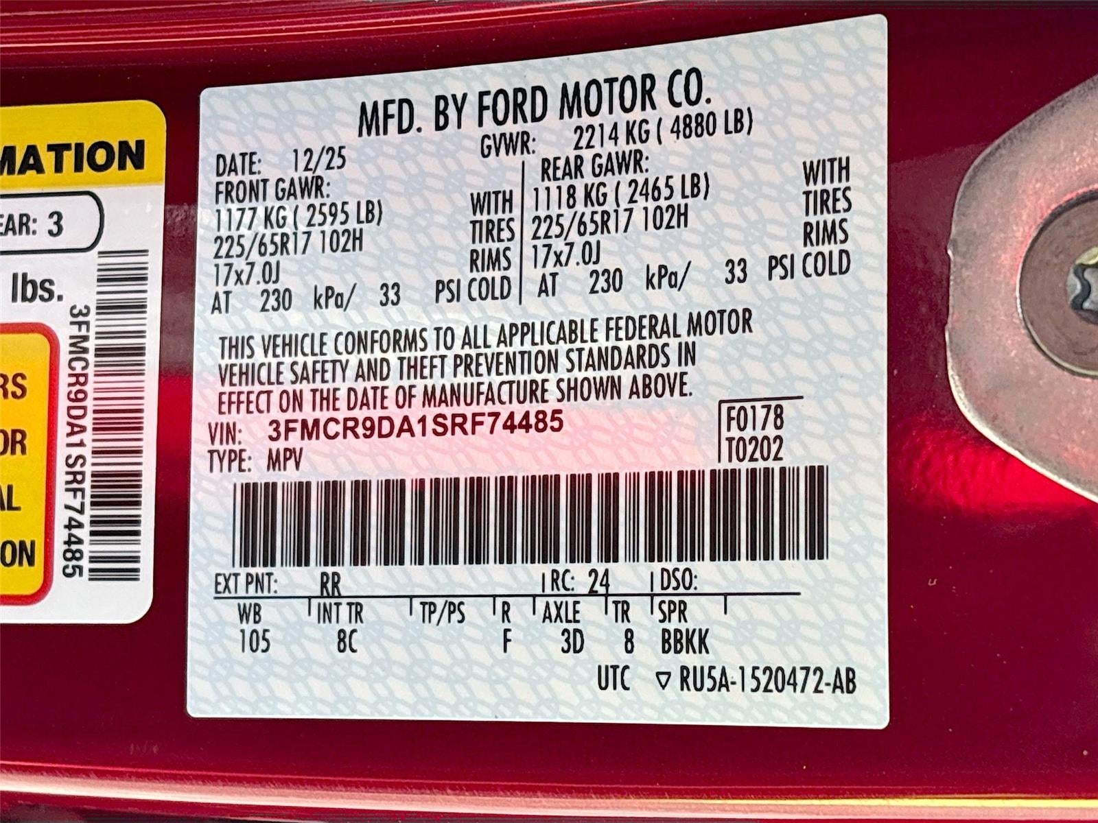 2025 Ford Bronco Sport Badlands