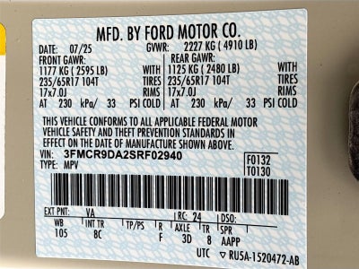 2025 Ford Bronco Sport Badlands