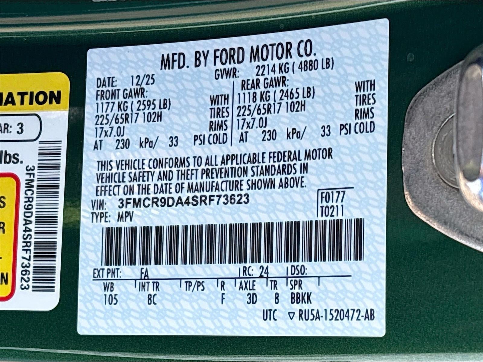 2025 Ford Bronco Sport Badlands