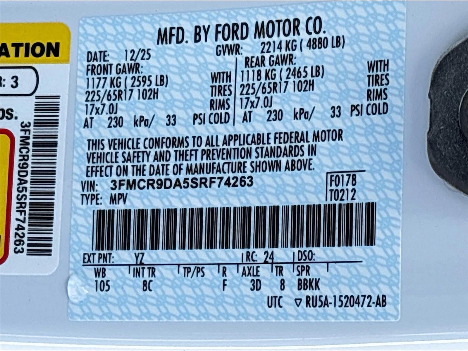 2025 Ford Bronco Sport Badlands