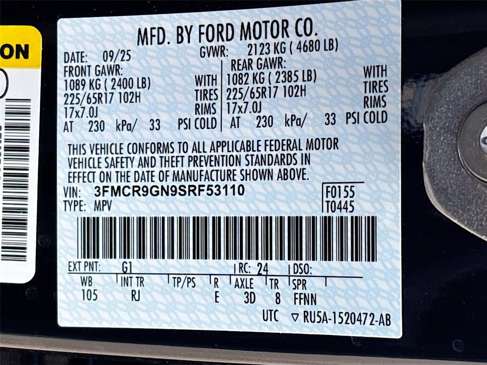 2025 Ford Bronco Sport Heritage