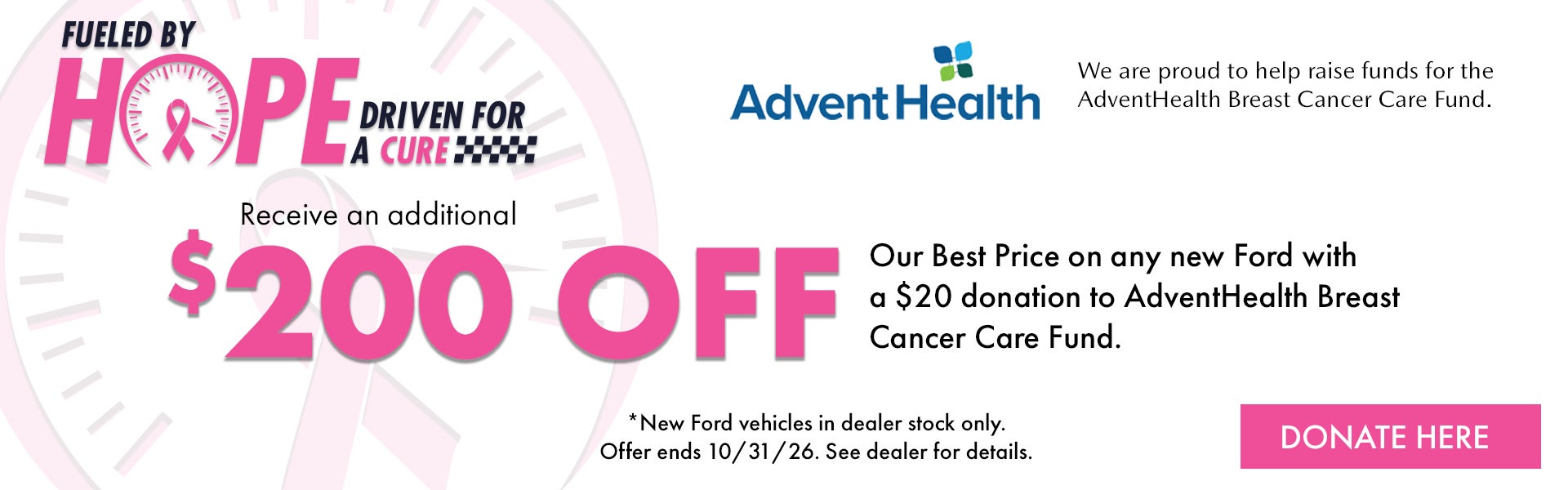 Get $200 off our best price with a $20 donation