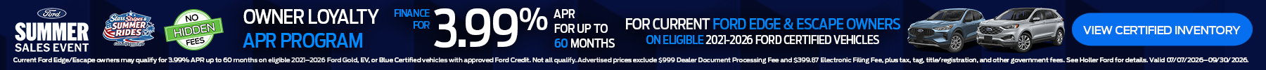 Holler Ford loyalty program