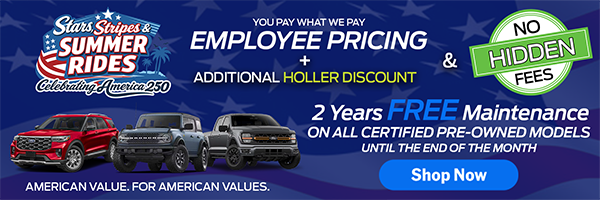 Employee Pricing + Additional Holler Discount