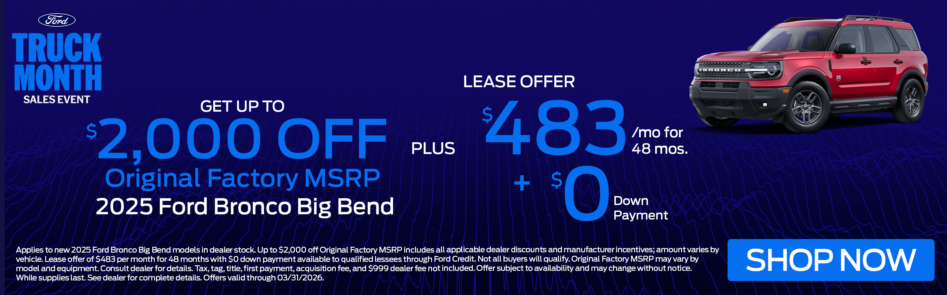 Holler Ford 2025 Ford Bronco Big Bend