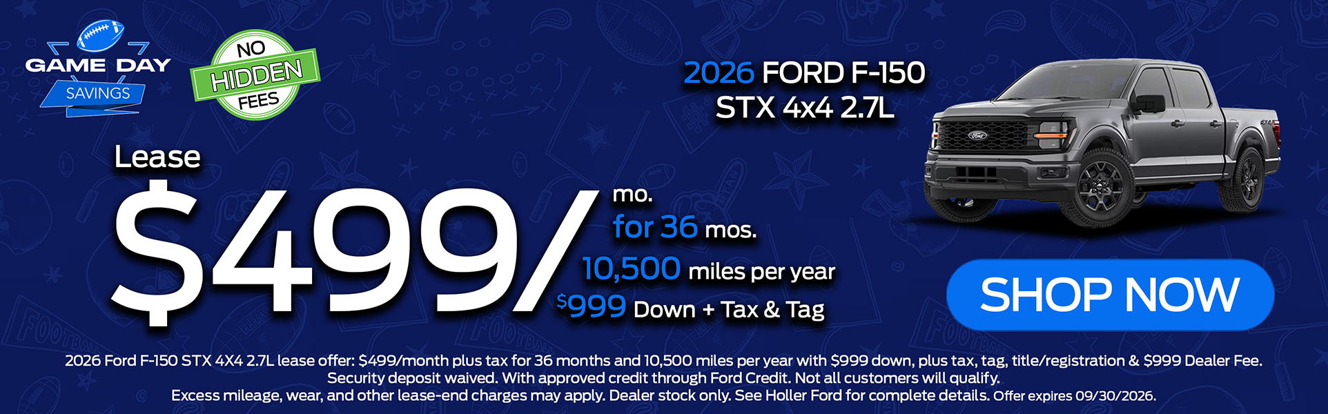 2026 Ford F-150 STX Lease Offer