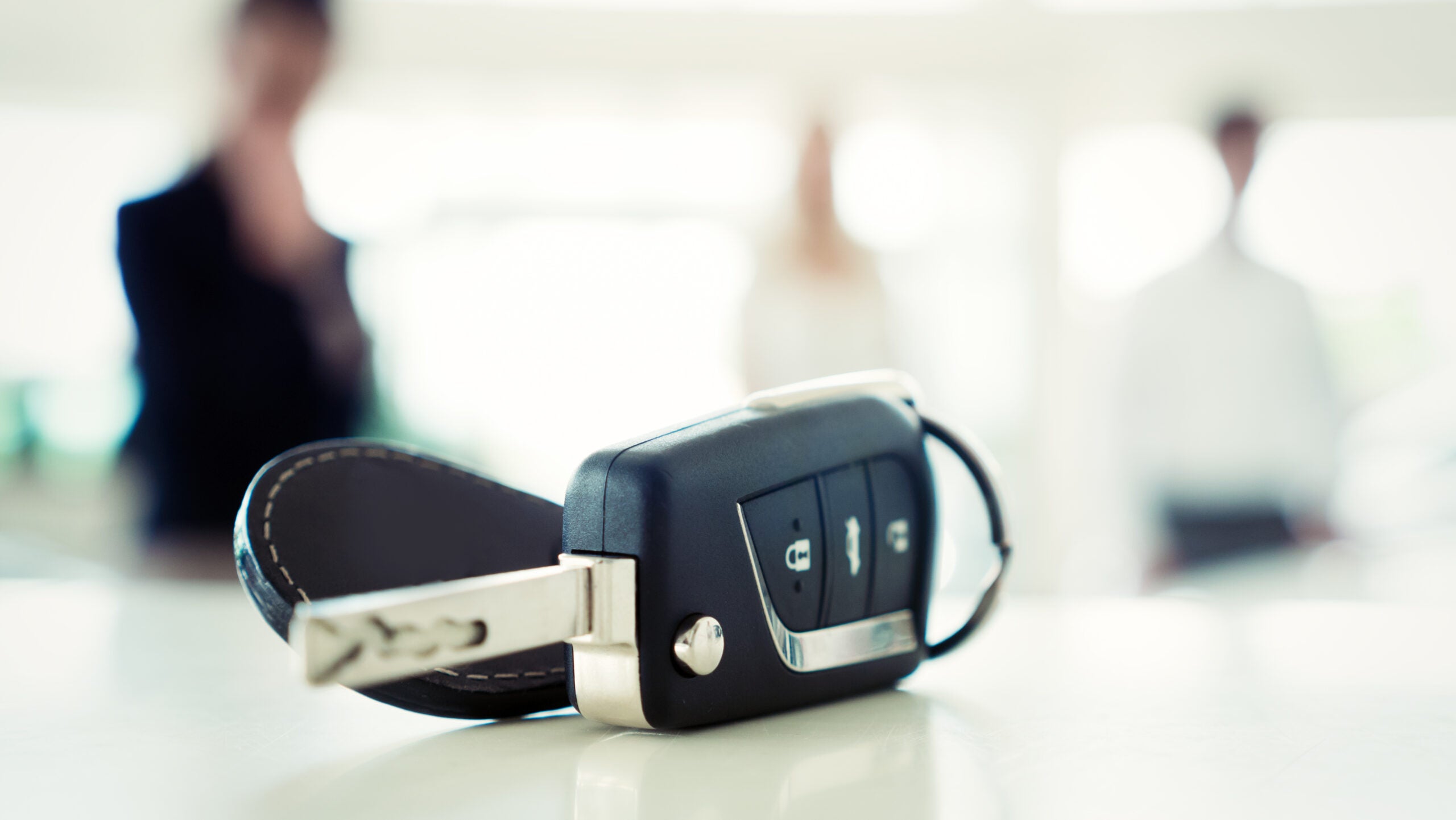 Close up of your dream car keys.