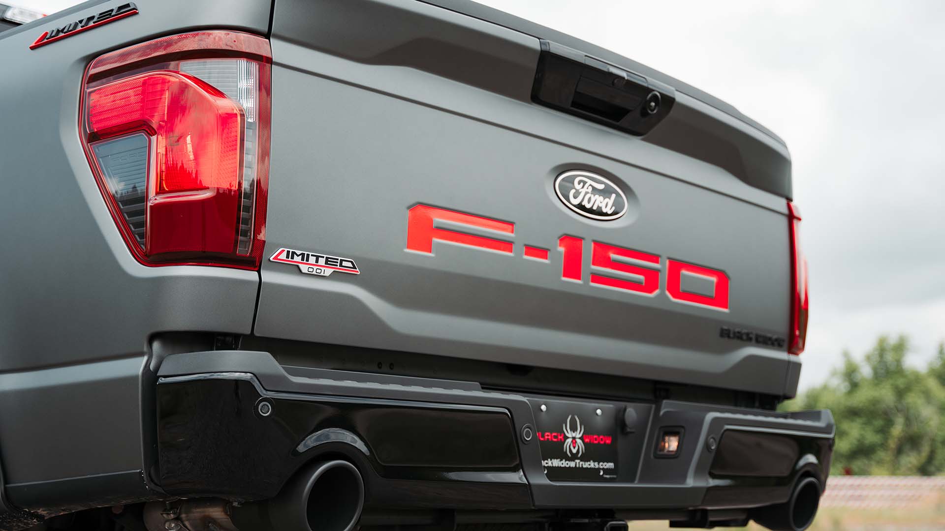 2025 Ford F-150 Black Widow performance exhaust