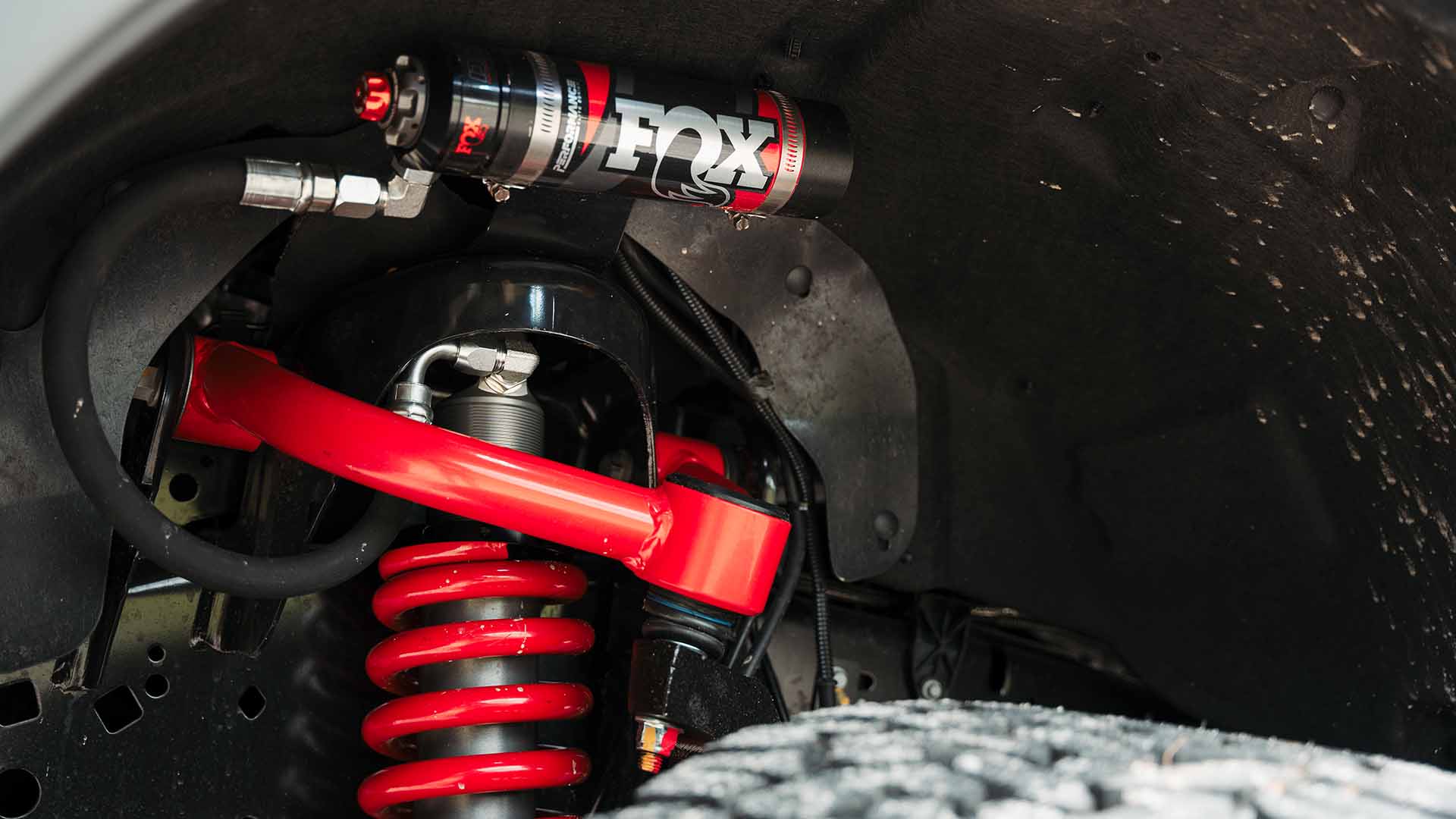 2025 Ford F-250 Black Widow performance shocks