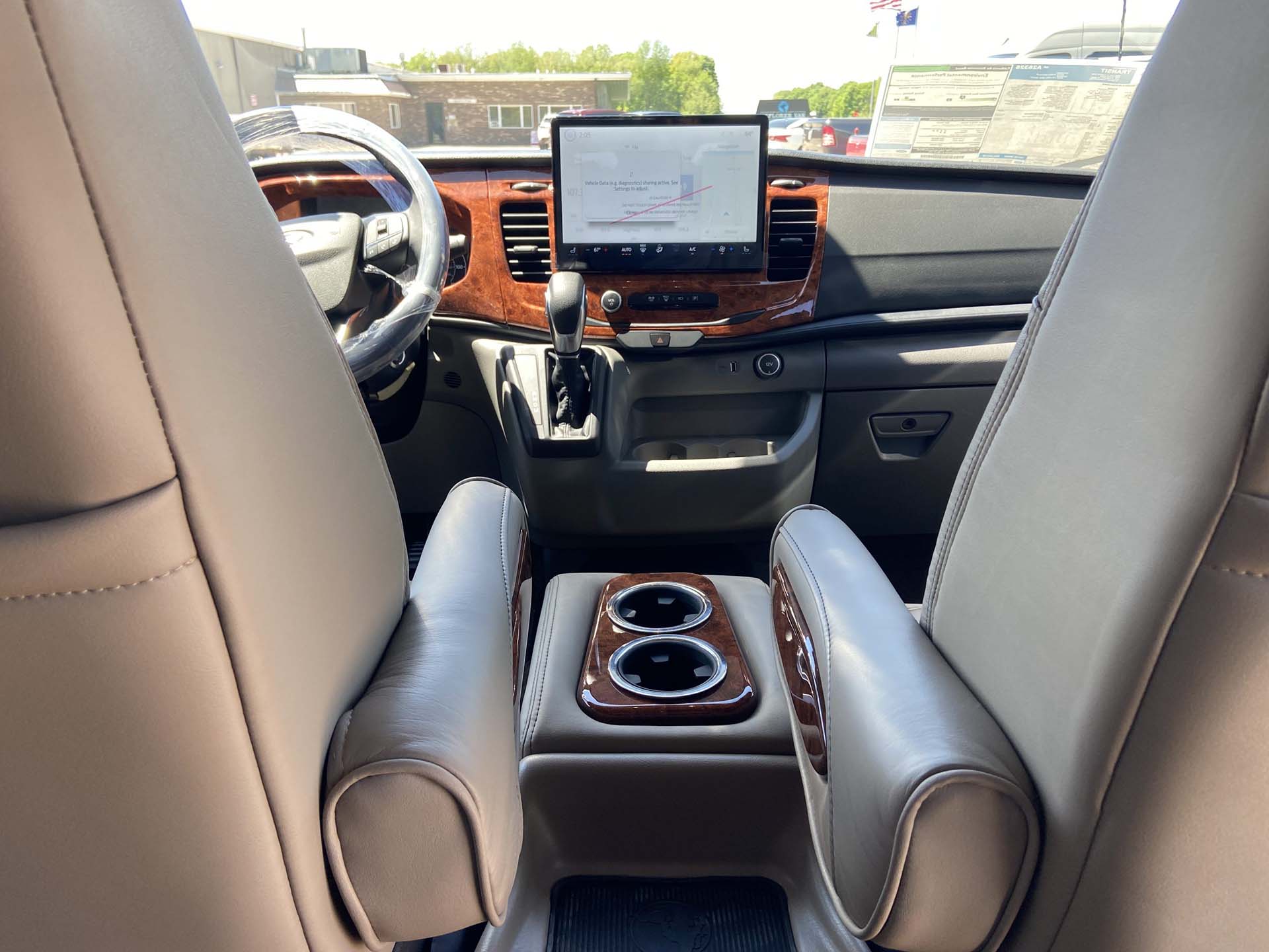 2025 Ford Explorer Transit Navigation Console