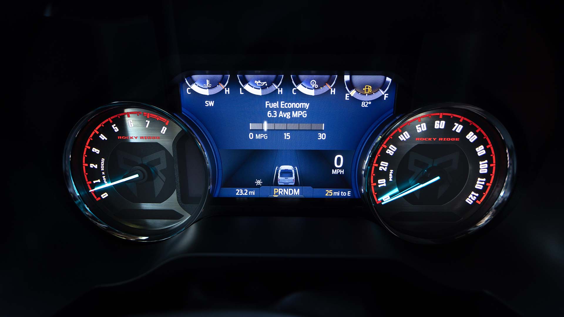 2025 Ford F-250 Rocky Ridge Dashboard