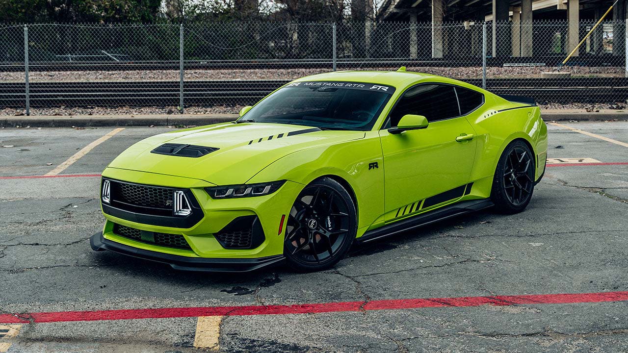 Ford Mustang RTR in Hyper Lime