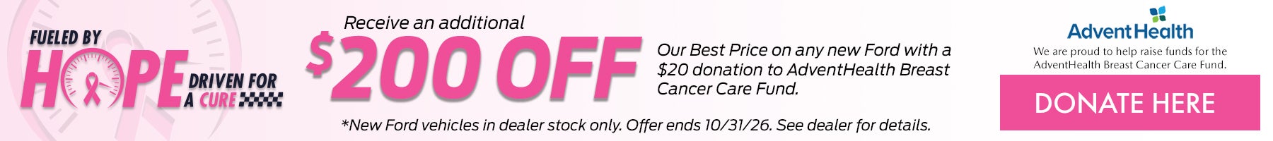 Pink Out Driven By Hope.